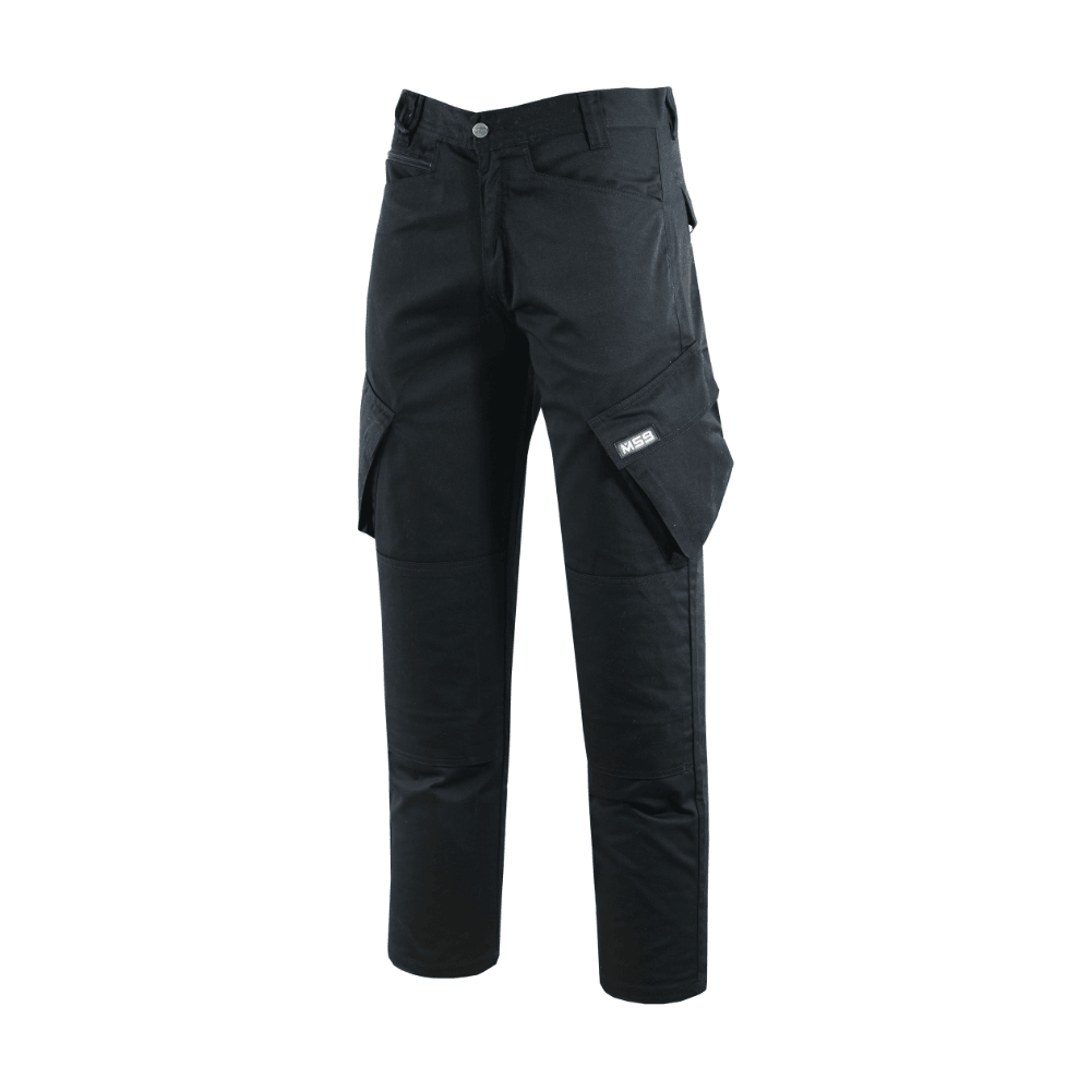 MS9 T2 Mens Cargo Combat Work Trousers with Knee Pockets - MS9